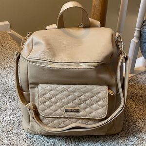 MONACO DIAPER BAG | LATTE BROWN